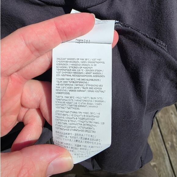 Stone Island XO Barney's New York Patch Charcoal T-Shirt - Picture 7 of 7